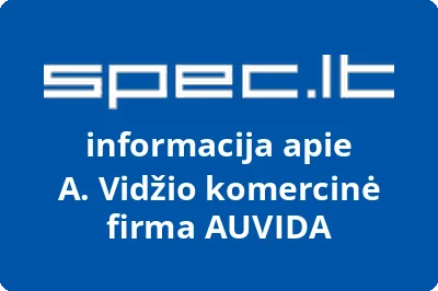 A. Vidžio komercinė firma AUVIDA