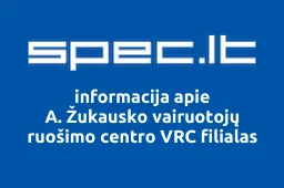 A. Žukausko vairuotojų ruošimo centro VRC filialas iliustracija
