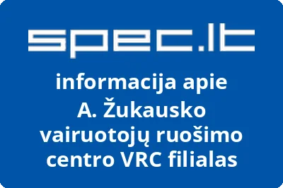 A. Žukausko vairuotojų ruošimo centro VRC filialas