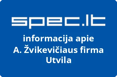 A. Žvikevičiaus firma Utvila