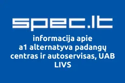 a1 alternatyva padangų centras ir autoservisas, UAB LIVS | spec.lt
