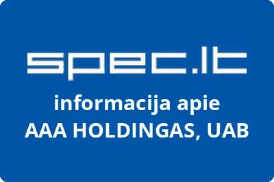 AAA HOLDINGAS, UAB