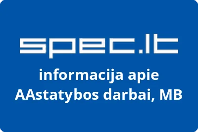 AAstatybos darbai, MB | spec.lt