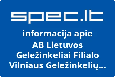 Lietuvos Geležinkeliai Filialo Vilniaus Geležinkelių Infrastruktūra Darbuotojų Profesinė Sąjunga, AB