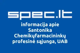 Santonika Chemikųfarmacininkų profesinė sąjunga, UAB | spec.lt
