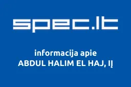 ABDUL HALIM EL HAJ, IĮ