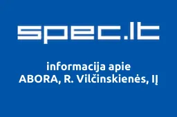 ABORA, R. Vilčinskienės, IĮ | spec.lt
