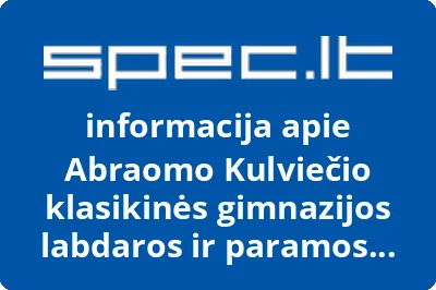 Abraomo Kulviečio klasikinės gimnazijos labdaros ir paramos fondas