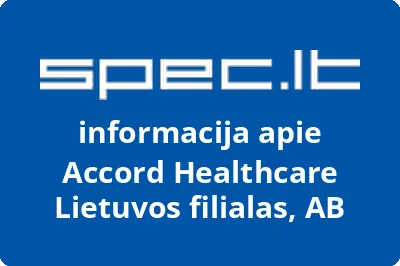 Accord Healthcare Lietuvos filialas, AB