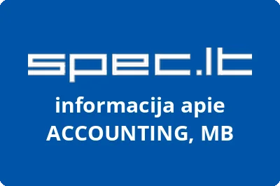 ACCOUNTING, MB