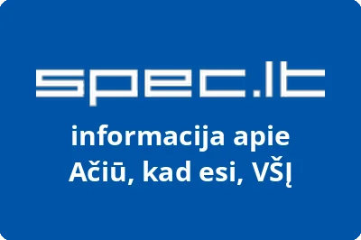 Ačiū, kad esi, VŠĮ