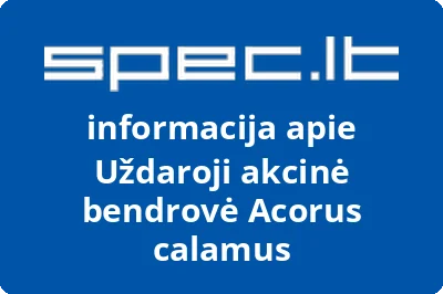 Acorus calamus, UAB