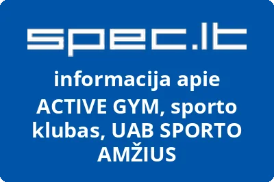 SPORTO AMŽIUS, UAB