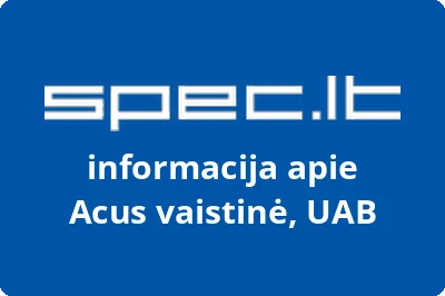Acus vaistinė, UAB