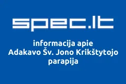 Adakavo Šv. Jono Krikštytojo parapija iliustracija