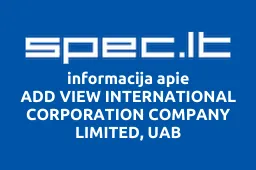 ADD VIEW INTERNATIONAL CORPORATION COMPANY LIMITED, UAB iliustracija