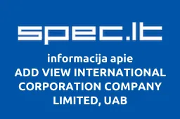 ADD VIEW INTERNATIONAL CORPORATION COMPANY LIMITED, UAB