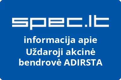 ADIRSTA, UAB | spec.lt