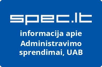 Administravimo sprendimai, UAB