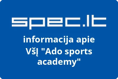Ado sports academy, VŠĮ