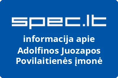 Adolfinos Juozapos Povilaitienės įmonė