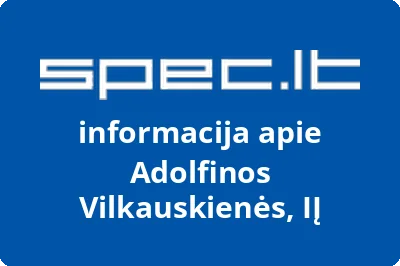 Adolfinos Vilkauskienės, IĮ | spec.lt