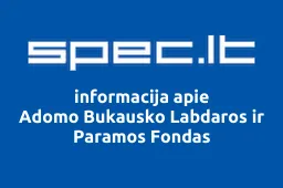 Adomo Bukausko Labdaros ir Paramos Fondas iliustracija