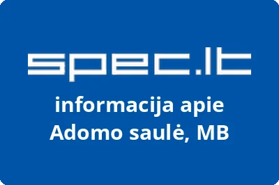 Adomo saulė, MB