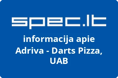 Adriva - Darts Pizza, UAB