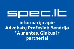 Advokatų Profesinė Bendrija "Almantas, Ginkus ir partneriai iliustracija