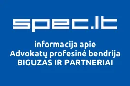 Advokatų profesinė bendrija BIGUZAS IR PARTNERIAI | spec.lt