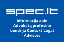 Advokatų profesinė bendrija Context Legal Advisors