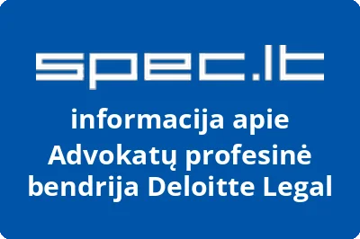 Advokatų profesinė bendrija Deloitte Legal