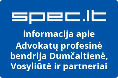 Advokatų profesinė bendrija Dumčaitienė ir partneriai