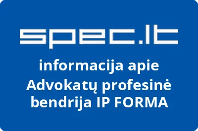 Advokatų profesinė bendrija IP FORMA