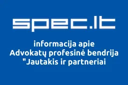 Advokatų profesinė bendrija "Jautakis ir partneriai | spec.lt