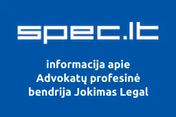 Advokatų profesinė bendrija Jokimas Legal