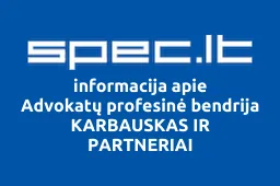 Advokatų profesinė bendrija KARBAUSKAS IR PARTNERIAI | spec.lt