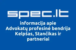 Advokatų profesinė bendrija Kelpšas, Stančikas ir partneriai | spec.lt