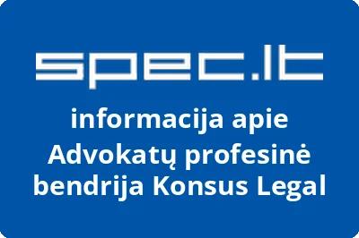 Advokatų profesinė bendrija Konsus Legal