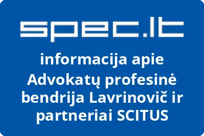 Advokatų profesinė bendrija Lavrinovič ir partneriai SCITUS