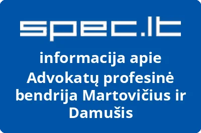 Advokatų profesinė bendrija Martovičius ir Damušis