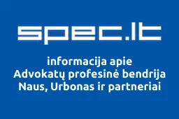 Advokatų profesinė bendrija Naus, Urbonas ir partneriai | spec.lt