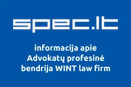 Advokatų profesinė bendrija WINT law firm