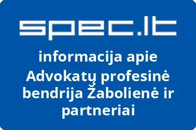 Advokatų profesinė bendrija Žabolienė ir partneriai