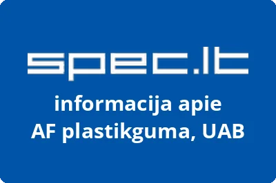 AF plastikguma, UAB