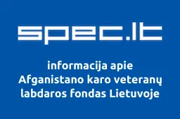Afganistano karo veteranų labdaros fondas Lietuvoje