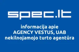 AGENCY VESTUS, UAB nekilnojamojo turto agentūra | spec.lt