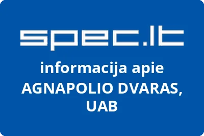Agnapolio dvaras, UAB
