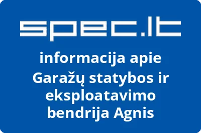 Garažų statybos ir eksploatavimo bendrija Agnis